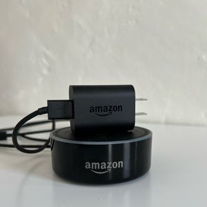 Amazon - Echo Dot (2nd generation) - Smart Speaker with Alexa - Black w/ Charge
